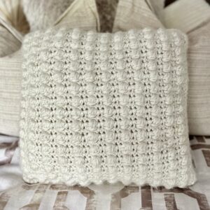 Crochet pillow