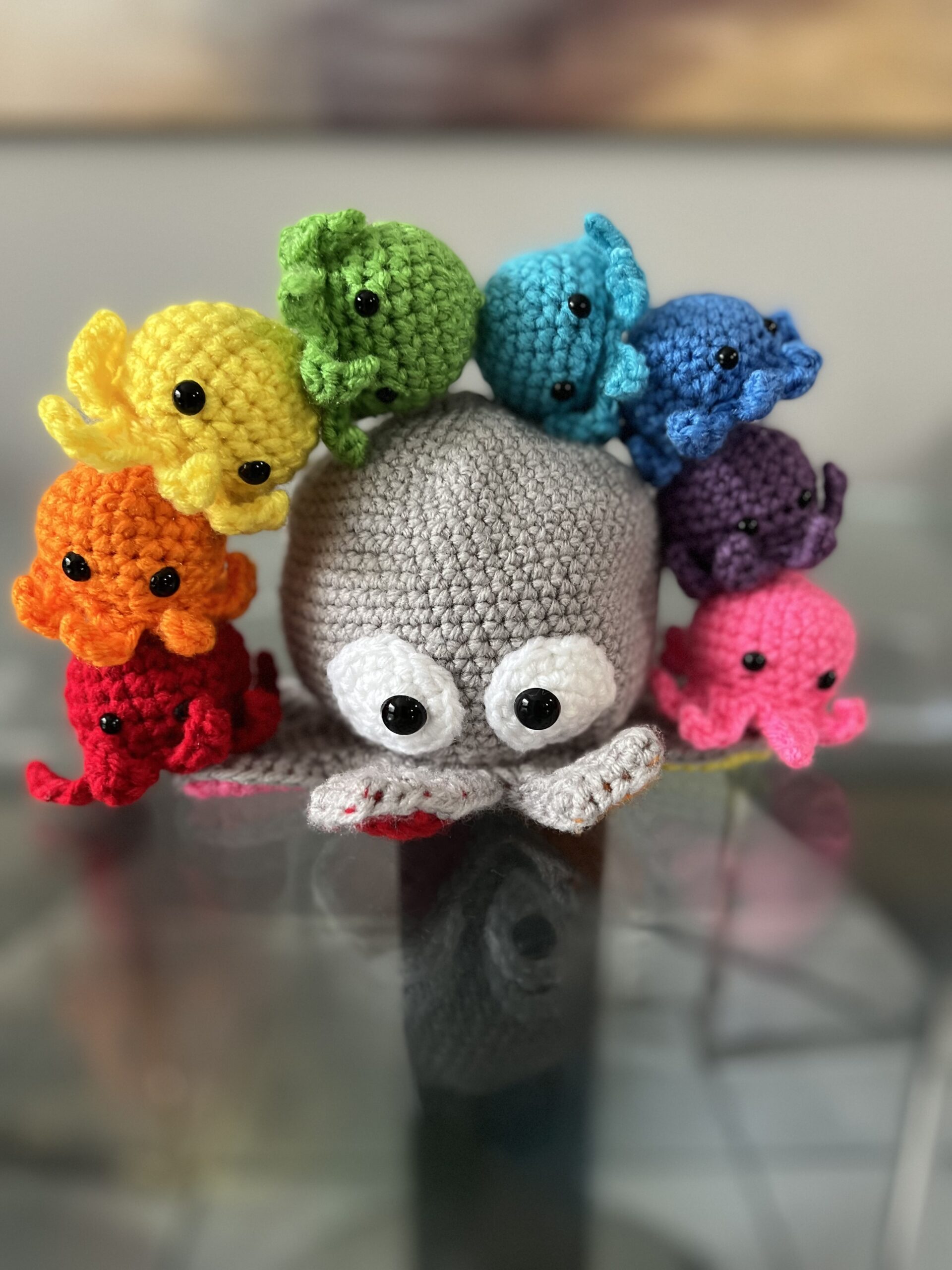 Crochet Octopus with Babies